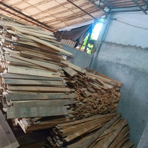 Plain Non Polished Wooden Patti, Color : Brown