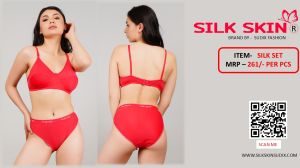 Silk Bra Panty Sets