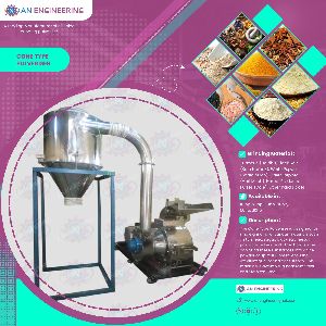 Stainless Steel Automatic Turmeric Grinding Machine, Color : Grey