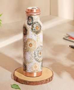 Printed Copper Water Bottle
