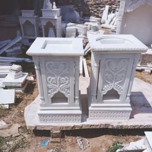 Makrana Marble Tulsi POT