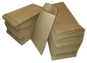 Plain Paper Medical Pouches, Color : Brown