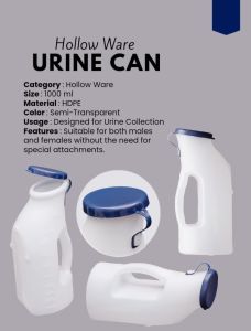 Polished Ceramic Urine POT Unisex, Color : White