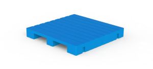 2 Way Entry Non- Reversible Heavy Duty Plastic Pallet L1200 X W1200 X H160mm SIP-R2-1212GS-OO
