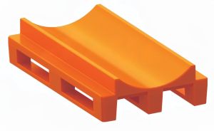 260mm Plastic Paper Roll Pallet L1200 X W700 X H260 Mm SIP-R24-1207RP