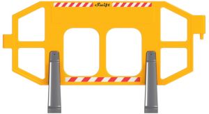 Red / Yellow LLDPE Road Safety Premium Fence Barricade RSB-PF-2M (2140)