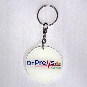 Custom Acrylic Round Keychain
