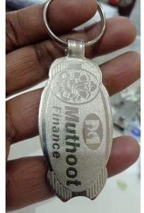 Custom Silver Metal Keychain