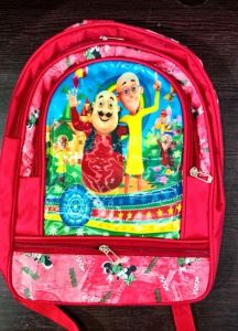 Kids Motu Patlu Themed Backpack