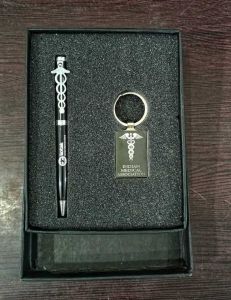 Premium Pen and Keychain Gift Set