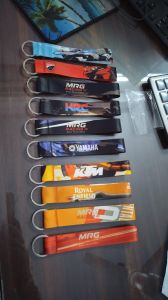 Plain Fabric SI Printed Keychain Lanyard