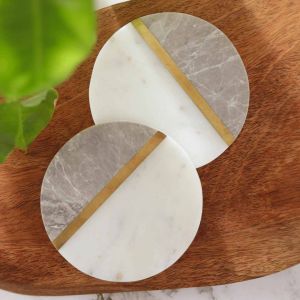 Round Marble Coaster