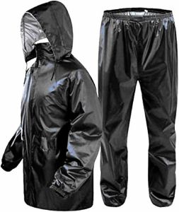 Polyester Plain Mens Black Rain Coat Small, Medium, Large, XL