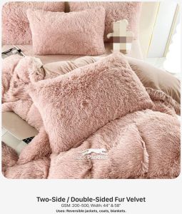 Double-Sided Fur Velvet Fabric