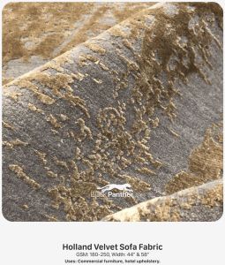 Holland Velvet Sofa Fabric