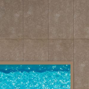 Non Polished Ceramic Swimming Pool Deck Floor Tile