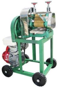 Metal Semi Automatic Sugarcane Juice Machine, Color : Green