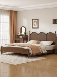 Classic Solid Wood Bed