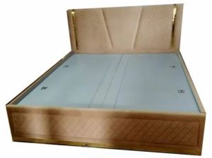 Designer Hydraulic Storage Bed in Teak Finish