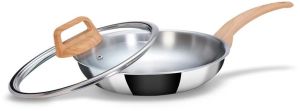 Stainless Steel Triply Frypan 24 Cm