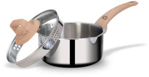 Stainless Steel Triply Saucepan 16 Cm 1.5 Ltr