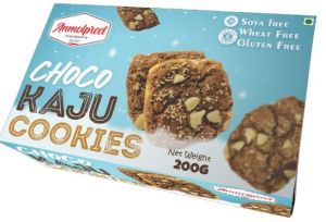 Crunchy Choco Kaju Cookies