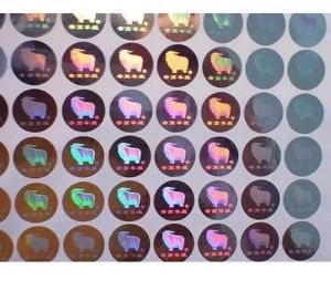 2d Hologram Sticker