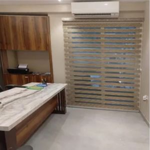 Acrylic Zebra Window Roller Blinds