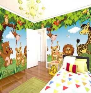 Kids Printed Wallpaper