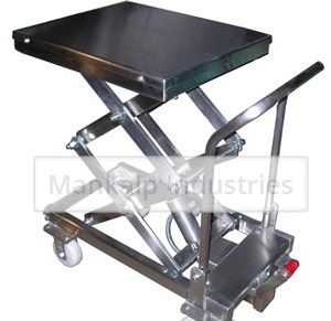 Manual 2X Scissor Lift for Indoor Outdoor