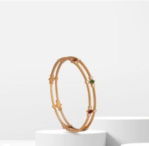 Diamond Bangle with Stone