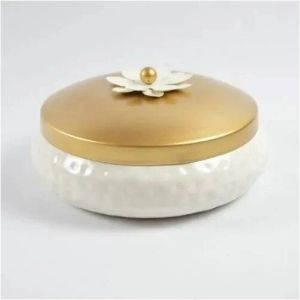 Metal Dry Fruit Box, Color : White 5inch