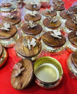 Metal Dry Fruits Jars Box