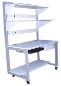 Single Side Movable ESD Work Station with 2 Shelves