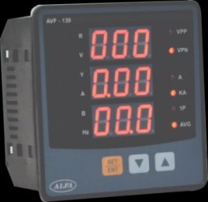 3 Phase Panel Meter, Display Type : 7 Segment LED Display