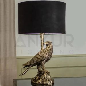 Aurel Handmade Metal Bedside Table Lamp