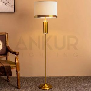 Robert Luxury Metal AND Crystal Designer Floor Lamp