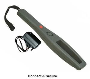 Static Hand Held Metal Detector, Color : Black for Hotel, Mall