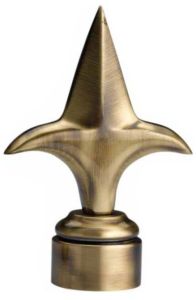 Arrow Brass Curtain Rod, Length : Adjustable