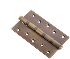 Plain Tip Bearing Hinge Brass