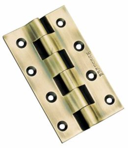 Polished Railway SS Pin Hinge Brass
