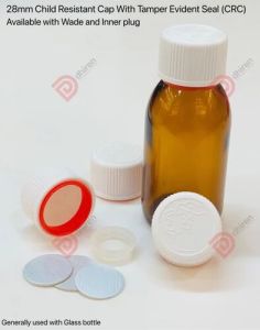 Child Resistant Caps With Tamper Evident Seal