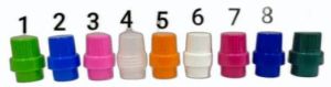 Multi Color Fabric Cleaner Bottle Cap
