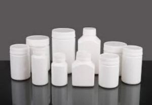 White Plastic Pharmaceutical Container