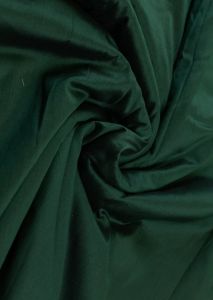Green Color Plain Cotton Silk Fabric