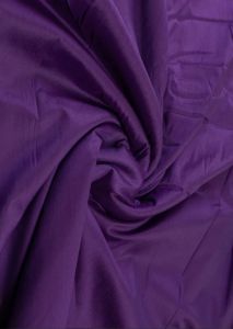 Purple Plain Cotton Silk Fabric