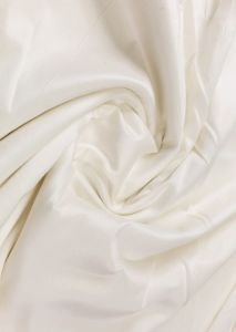 White Plain Cotton Silk Fabric Fabric