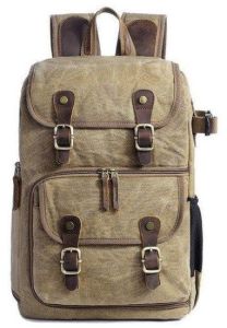 Canvas Custom College Backpack For DSLR/SLR Mirrorless Camera