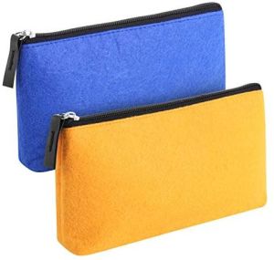 Fabric Pen- Pencil Case Box, Color : Blue, Yellow