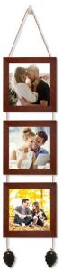 Photo Frame with Free Hanging Accessories, Color : Brown